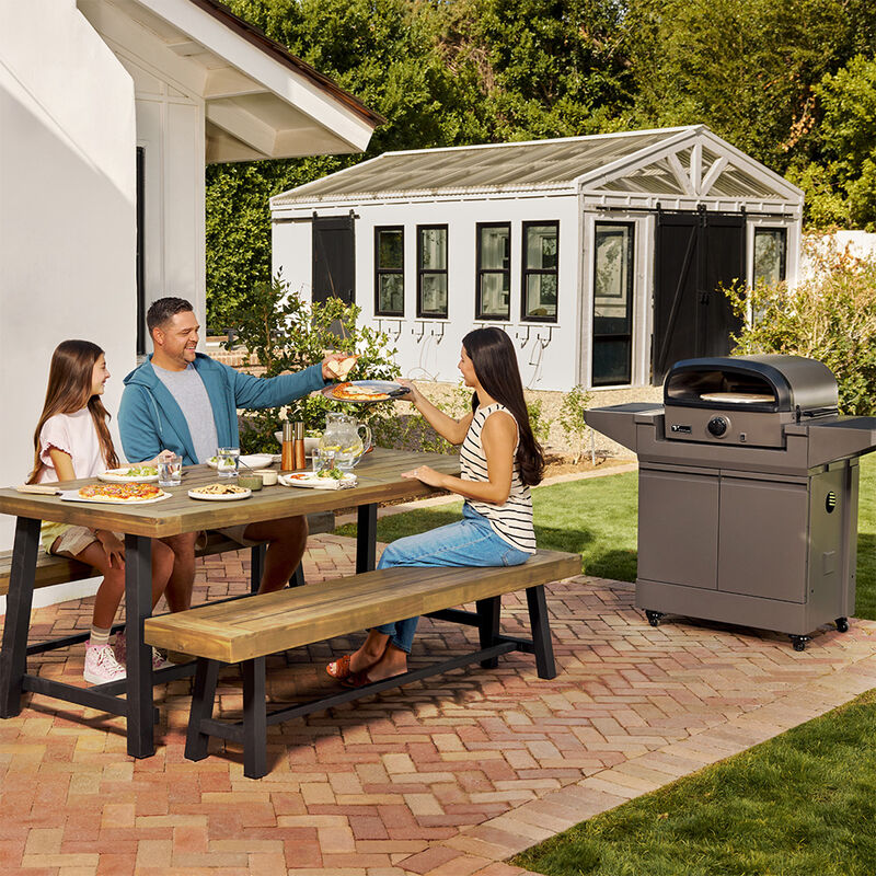 TYTUS Emberwood Pizza Oven with Grill and Prep Cart and Cover image number 14