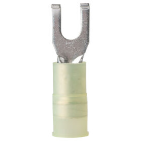 Ancor Nylon Flanged Spade Terminals, 12-10 AWG, #8 Screw, 25-Pk.