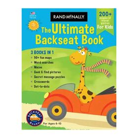 Rand McNally The Ultimate Backseat Book 3-in-1 Kids' Activity Book