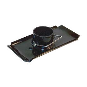 Manual Tongue Jack Foot Pad, 1 3/4'' diameter Jack
