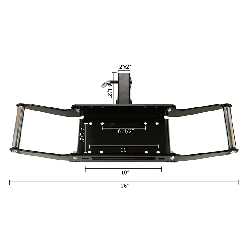 Off Terrain Quick Winch Holder with Lock, 10" x 4.5" image number 6