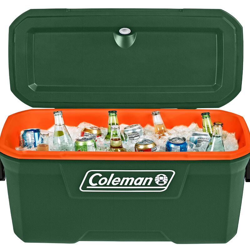 Coleman 316 Series 70-Quart Hard Ice Chest Cooler, Olive image number 3