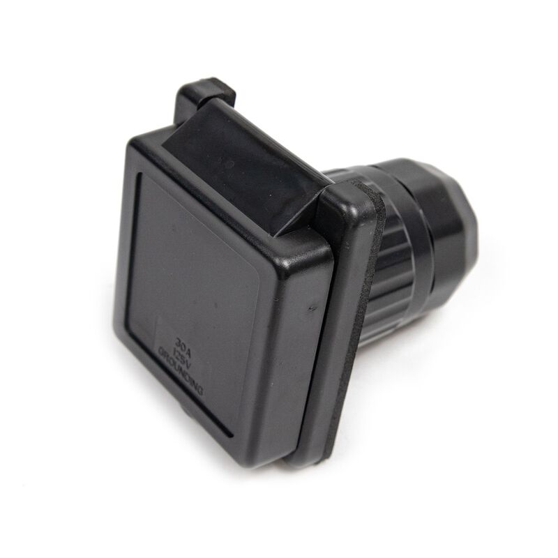Electric World 30A RV Inlet in Black, ETL Certified Twist-Lock  image number 3
