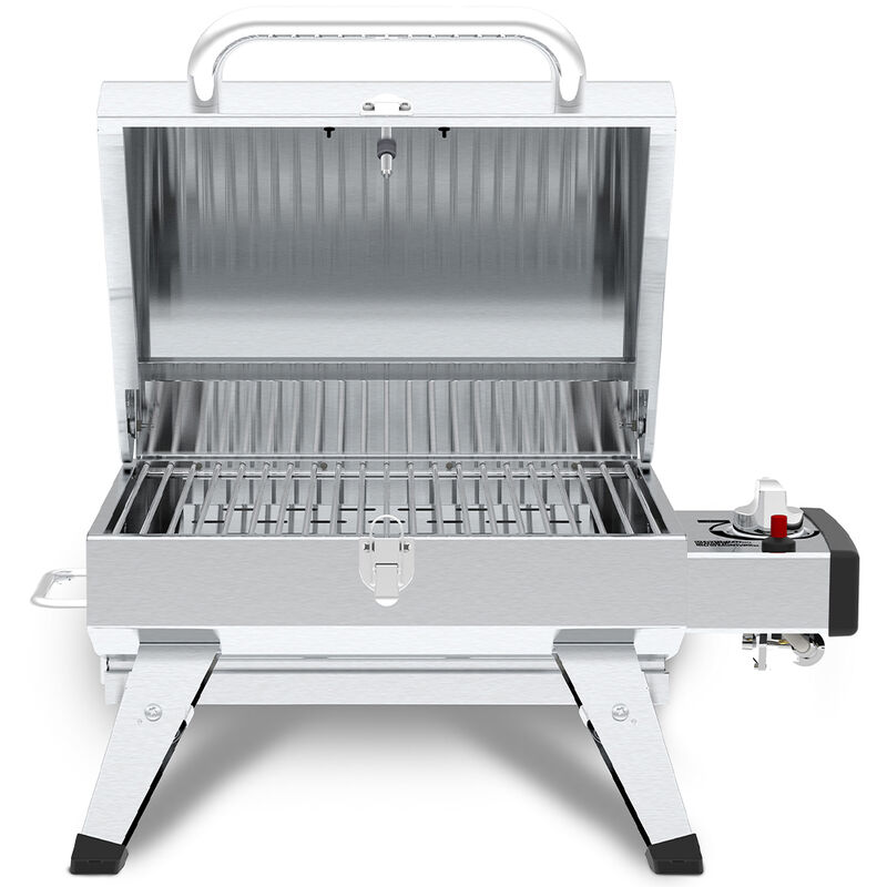 GrillPro Stainless Steel Tabletop Propane Grill image number 1