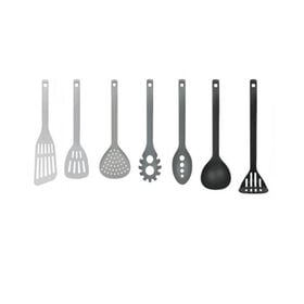 Phantom Chef 7-Piece Utensil Set, Black
