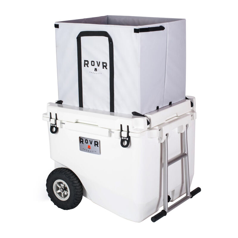 RovR RollR 80-Qt. Wheeled Cooler with Collapsible LandR Bin image number 11