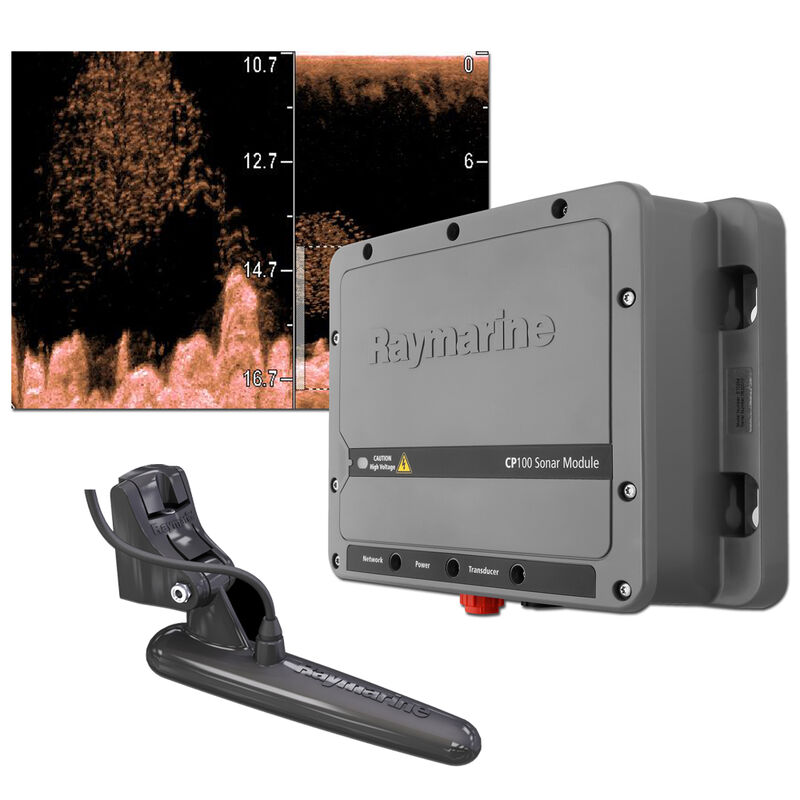 Raymarine CP100 CHIRP / DownVision Sonar Module With CPT-100 Transducer image number 1