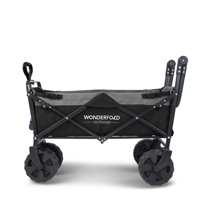 Wonderfold Outdoor S2 Push and Pull Utility Folding Wagon with Wide Beach Tires image number 3