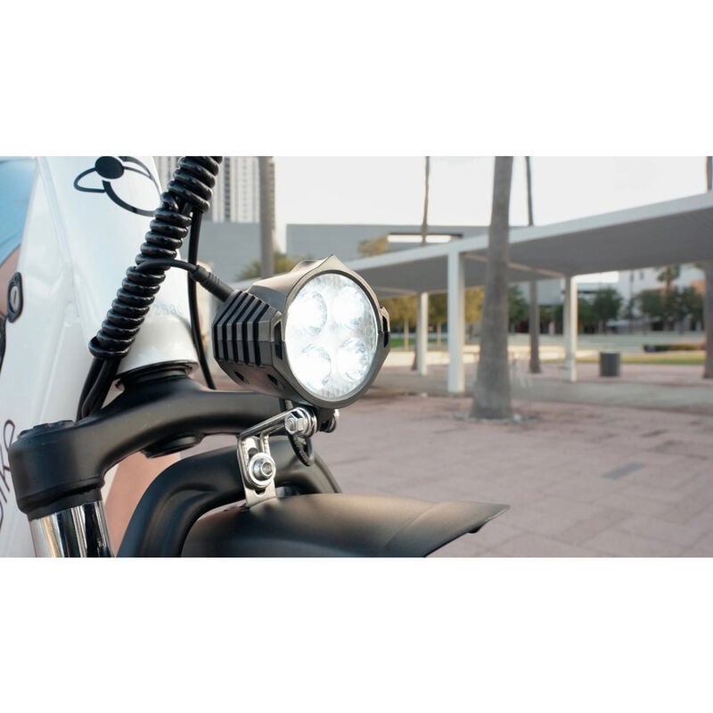 Jupiter Cruise White Electric Bike image number 4