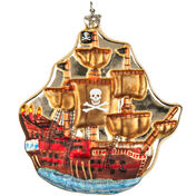 Midwest Pirate Ship Ornament