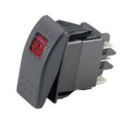 Ancor Sealed Rocker Switch With Illumination, Double-Pole/Double-Throw (On)-Off