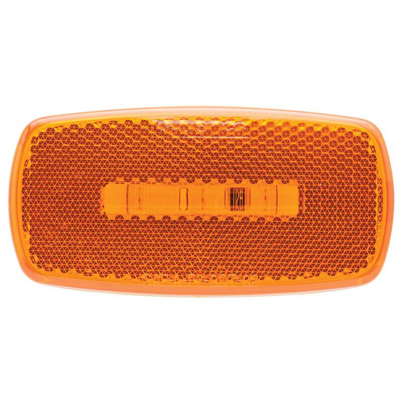 Oval LED Clearance/Marker Light; Replaceable Lens image number 1