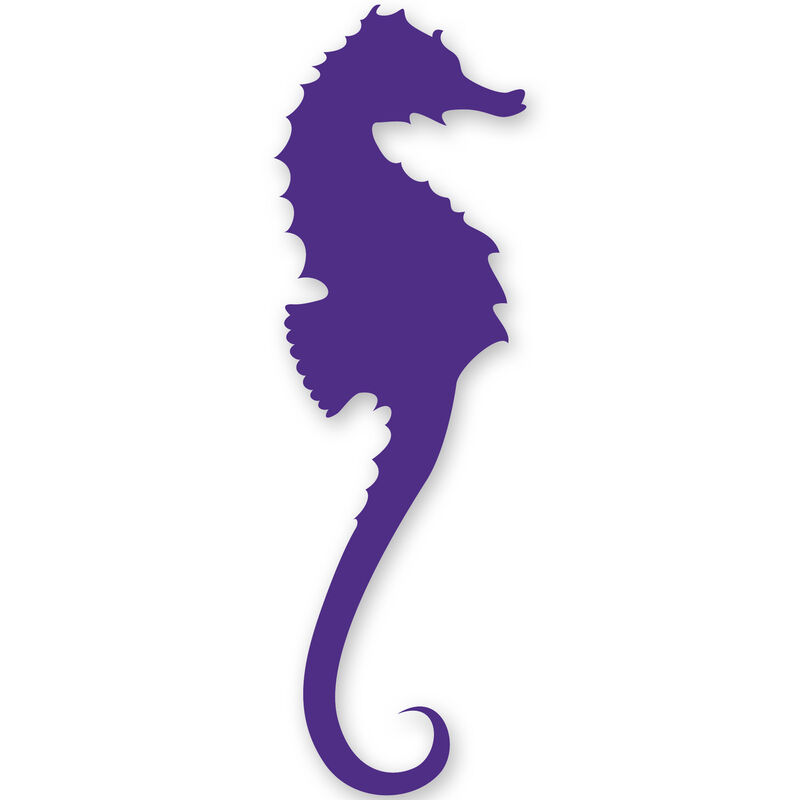 Sea Horse Vinyl Decal image number 10
