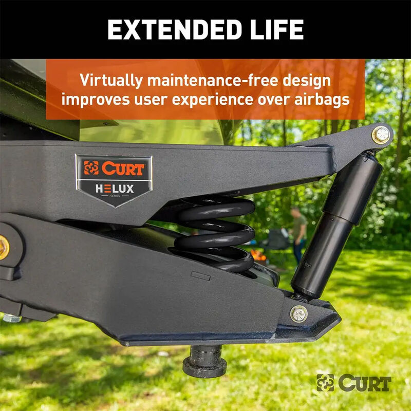 CURT Helux Coil-Spring 5th Wheel Pin Box, 4,000 lbs. Pin Weight, 24,000 lbs. Capacity image number 12