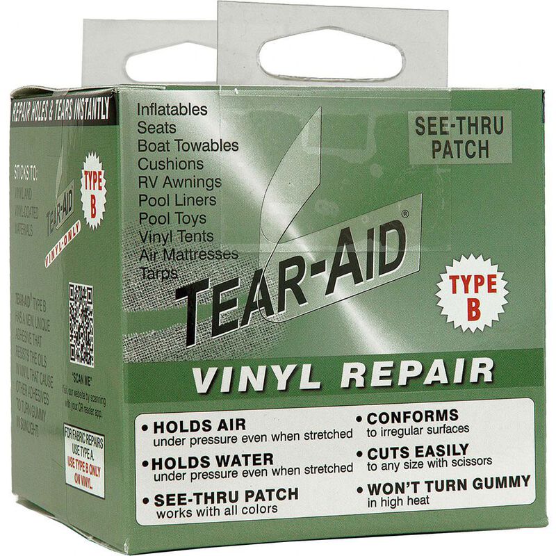 Tear-Aid Vinyl Repair Kit, Type B, 3" x 60" image number 1