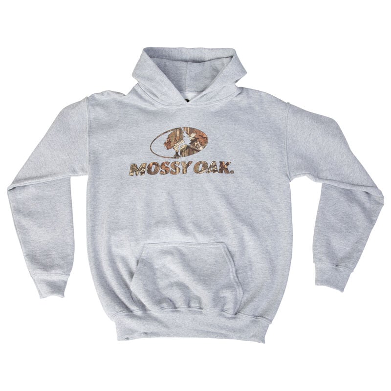 Mossy Oak Youth Heavy-Blend Pullover Hoodie image number 4