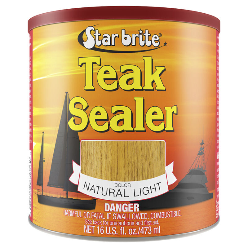 Star brite Tropical Teak Oil Sealer (Natural Light), 16 oz. image number 1
