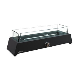 Sunbeam Outdoor Black Bolt Steel Tabletop Fire Pit