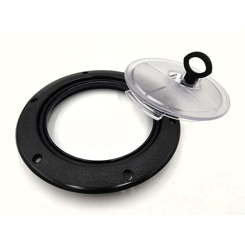DPI Marine 6" Pull-Up Access Lid, Black Frame w/Clear Lid image number 2