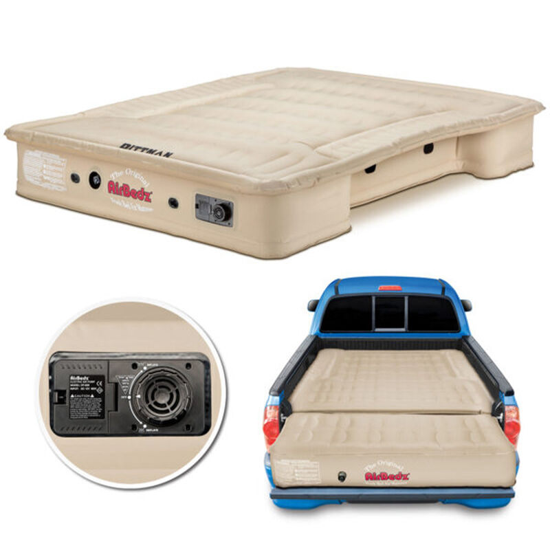 Pittman Outdoors AirBedz Full Size Truck Bed Air Mattress with Built-In Air Pump, Tan image number 1