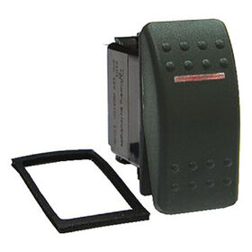 Sierra International Non-Illuminated SPST Contura II Rocker Switch, Part #RK1945