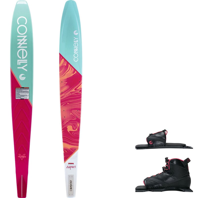 Connelly Women's Aspect Slalom Waterski With Shadow Binding And Rear Toe Plate image number 1