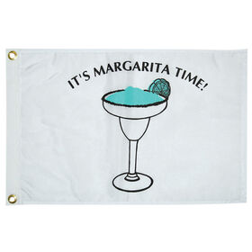 Margarita Time Flag, 12" x 18"