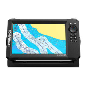 Lowrance Eagle Eye 9" Live Chartplotter Fishfinder w/Transom-Mount Transducer and C-MAP Discover OnBoard Charts