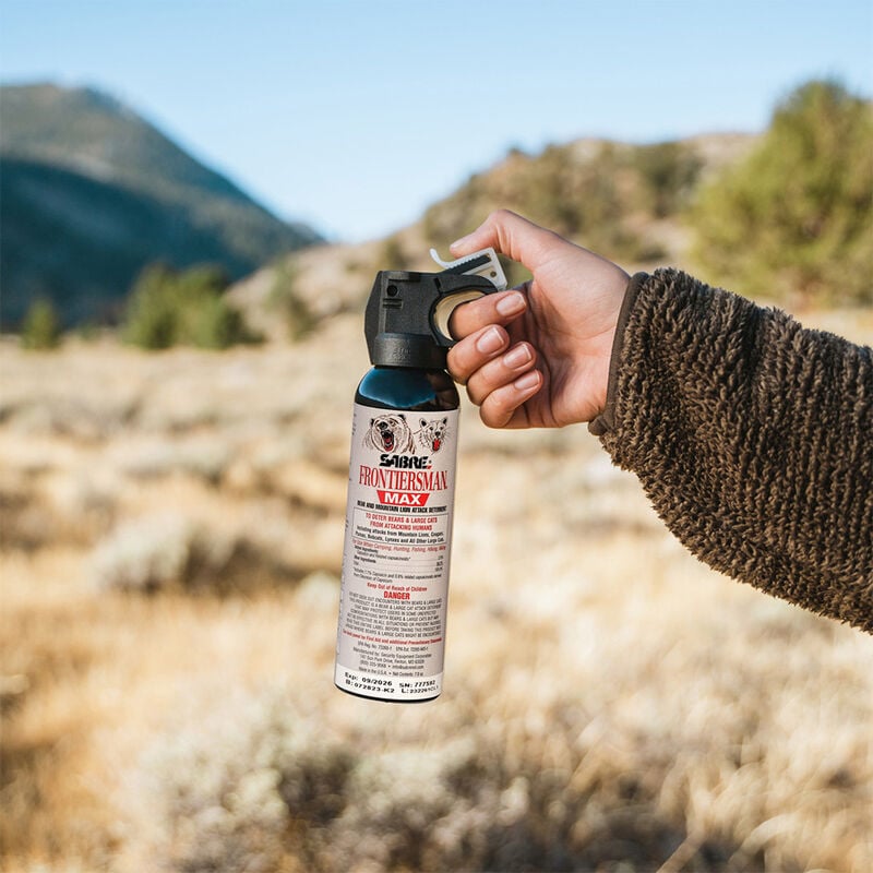 SABRE Frontiersman Max 7.9-oz. Bear Spray and Mountain Lion Spray with 3-in-1 Holster image number 8