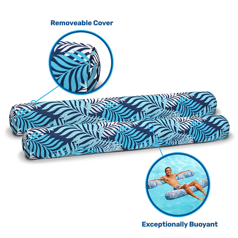 2-Pack Deluxe Oversized Pool Noodles&mdash;Inflatable Pool Floats image number 4