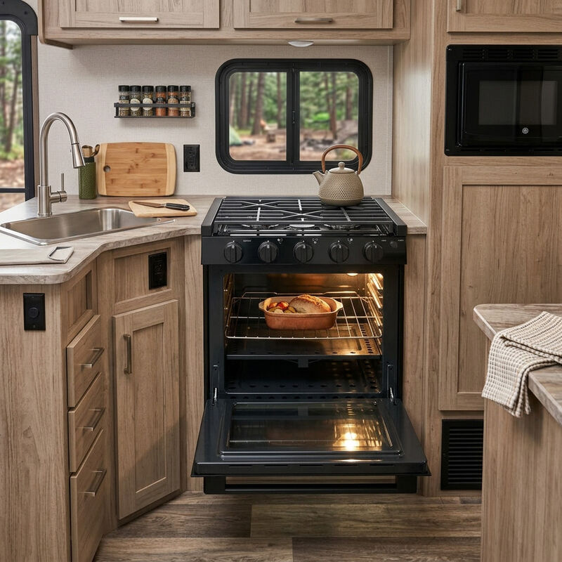GE Profile 21 Inch Drop-In RV Gas Range&mdash;PLD621DTBB image number 3