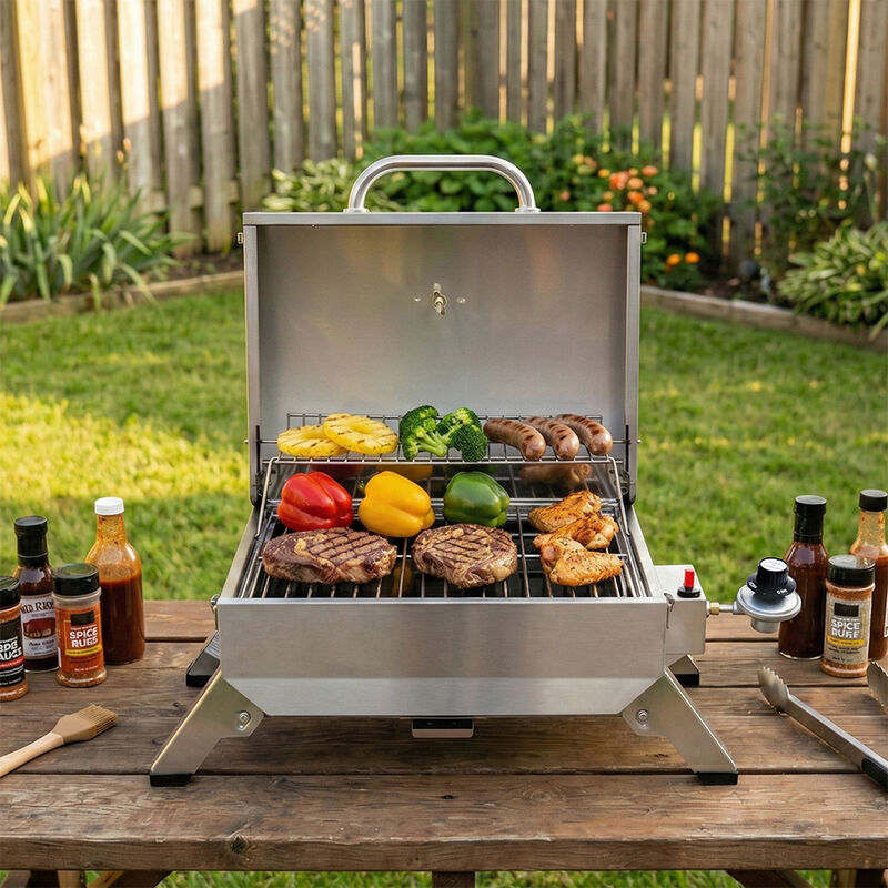 Royal Gourmet Stainless Steel Portable Grill image number 2
