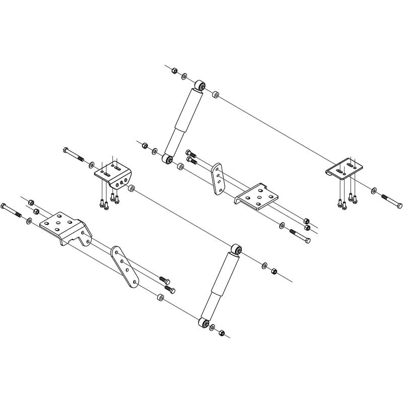 Roadmaster Comfort Ride Shock Absorbers Third Axle Kit for 3" Axle image number 3