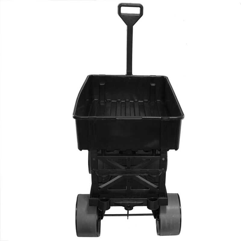 Mighty Max Cart Collapsible Utility Dolly Cart, Black Tub image number 2
