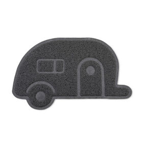 Camco Life is Better at the Campsite Door Mat, Retro Travel Trailer