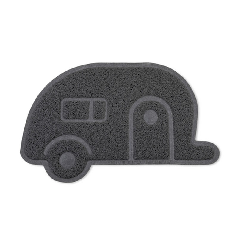 Camco Life is Better at the Campsite Door Mat, Retro Travel Trailer