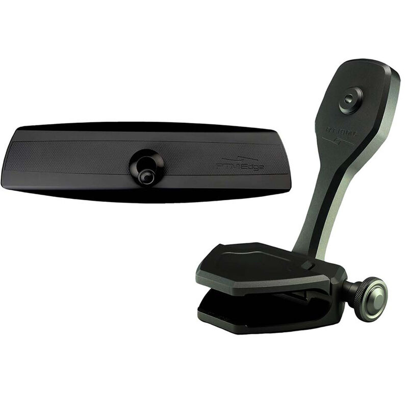 PTM Watersports Mirror/Bracket Kit w/ VR-140 Elite Mirror & ZXR-300 (Black)