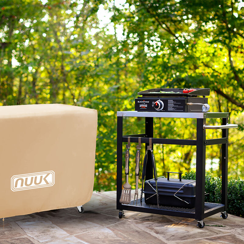 NUUK 30" Outdoor Working Table with Waterproof Cover image number 3