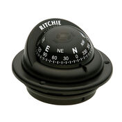 Ritchie Trek Flush-Mount Compass With Black Dial