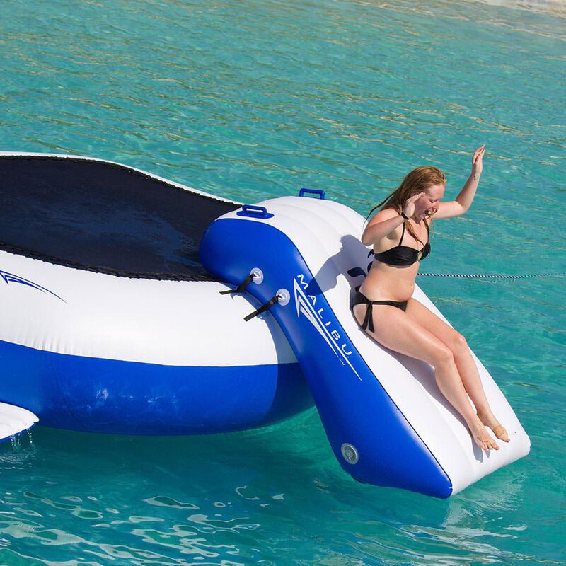 Aquaglide Malibu Aquapark With Bouncer, Slide, And Walkway image number 5