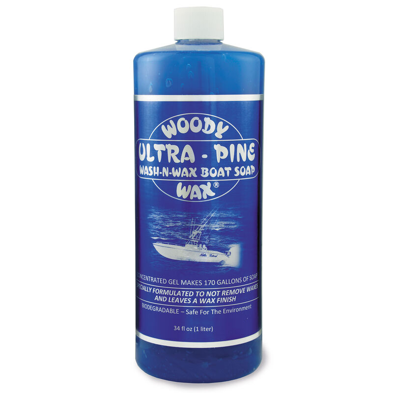 Woody Wax Ultra-Pine Wash-N-Wax Boat Soap, 32 oz. image number 1