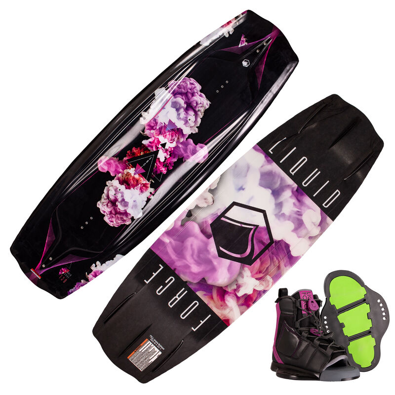 Liquid Force Angel Wakeboard With Plush Bindings image number 1