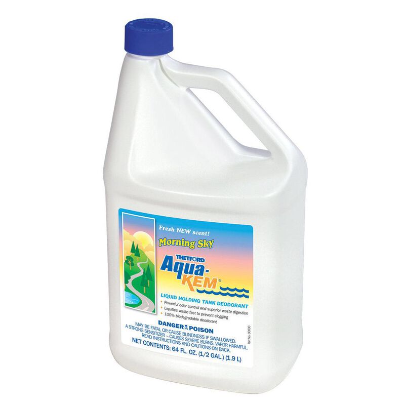Thetford Aqua-Kem Liquid Holding Tank Deodorant, Morning Sky Scent, 64 oz. image number 1