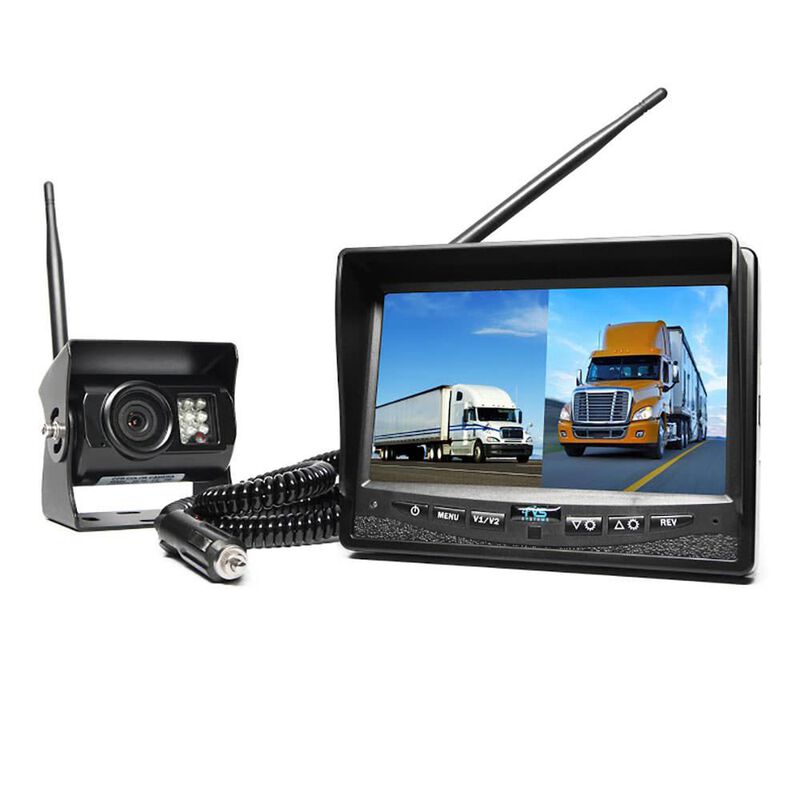 Rear View Safety Wireless Backup Camera & Dual Screen System image number 1