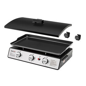 Royal Gourmet 3-Burner Portable&nbsp;Gas Griddle with Top Hard Cover
