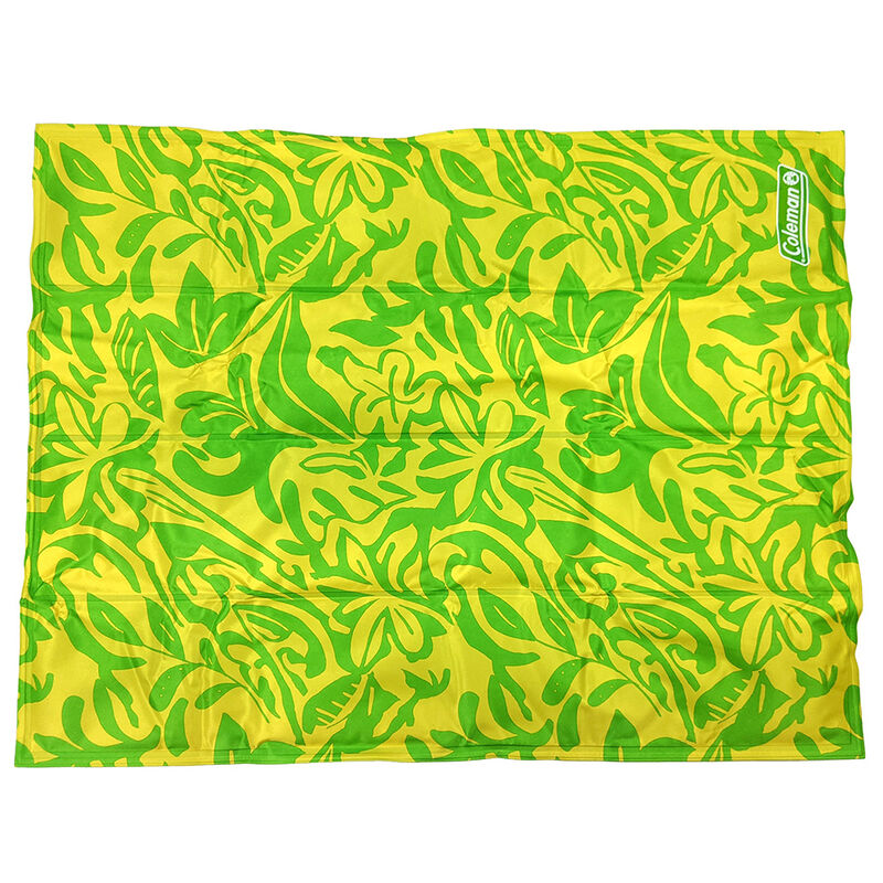 Coleman Unique Petz Small Reversible Cooling Mat, Green Botanical image number 3