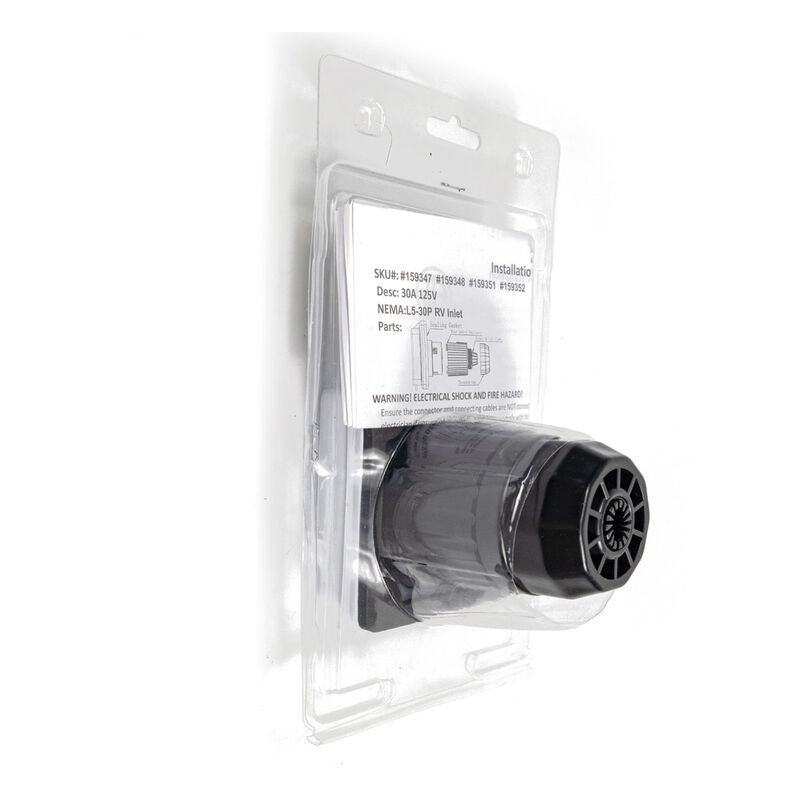 Electric World White 30A RV Inlet, ETL Certified Twist-Lock  image number 10