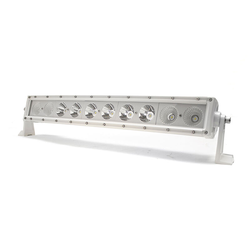 New - 22.5inch Marine Grade Single Row Straight Light Bar with 100-Watt 10  x 10W High Intensity OSRAM LEDs image number 1