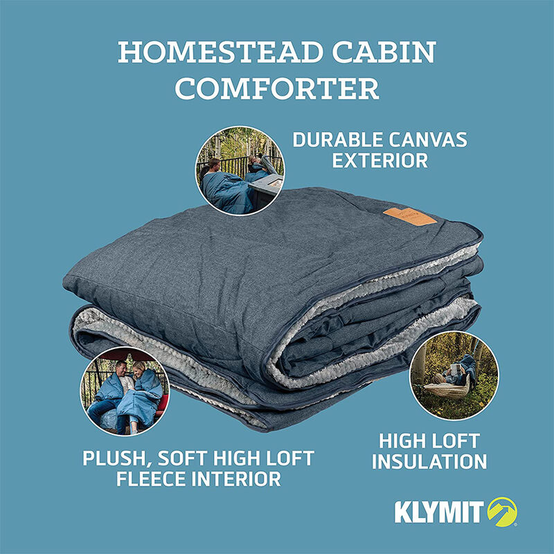 Klymit Homestead Cabin Comforter Blanket, Queen image number 4