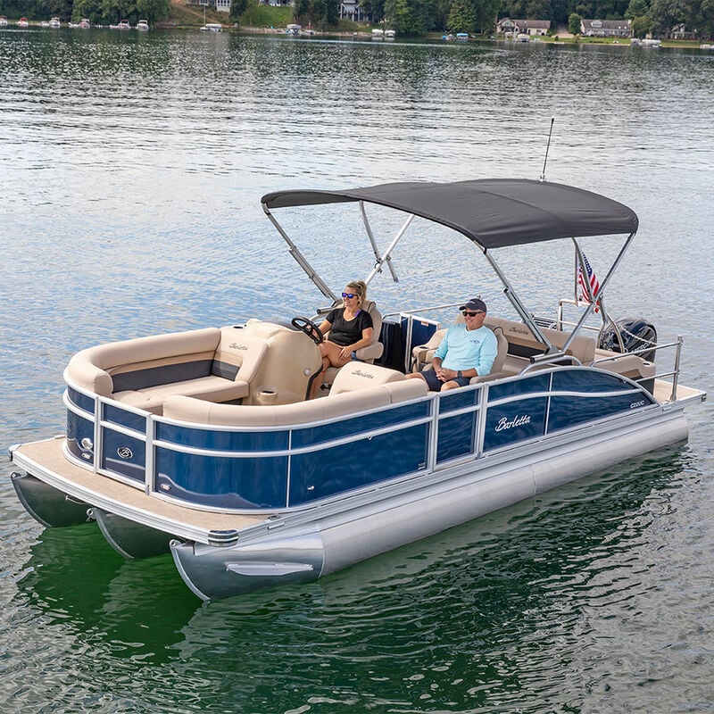 SureShade Power Automatic Bimini Top For Pontoon And Deck Boats w/Anodized Aluminum Frame image number 15